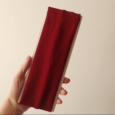 هدبند کبریتی آلبالویی